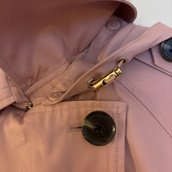 MICHAEL Michael Kors Trench Coat, S, Dusty Mauve, NWT - Picture 3 of 5
